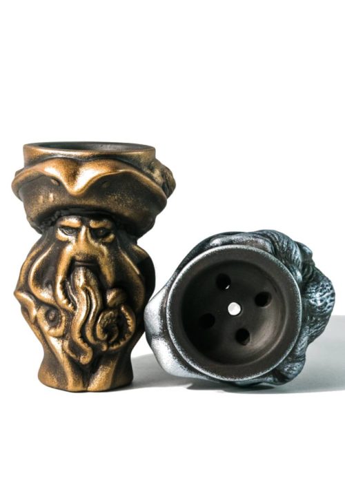 Hookah bowl Davy Jones bronze